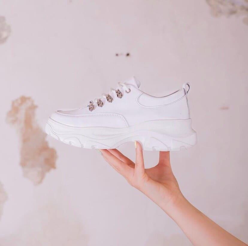 RONE Кросівки жіночі RONE 018 білі (весна-осінь, шкіра натуральна) (4352) Коломыя - изображение 3