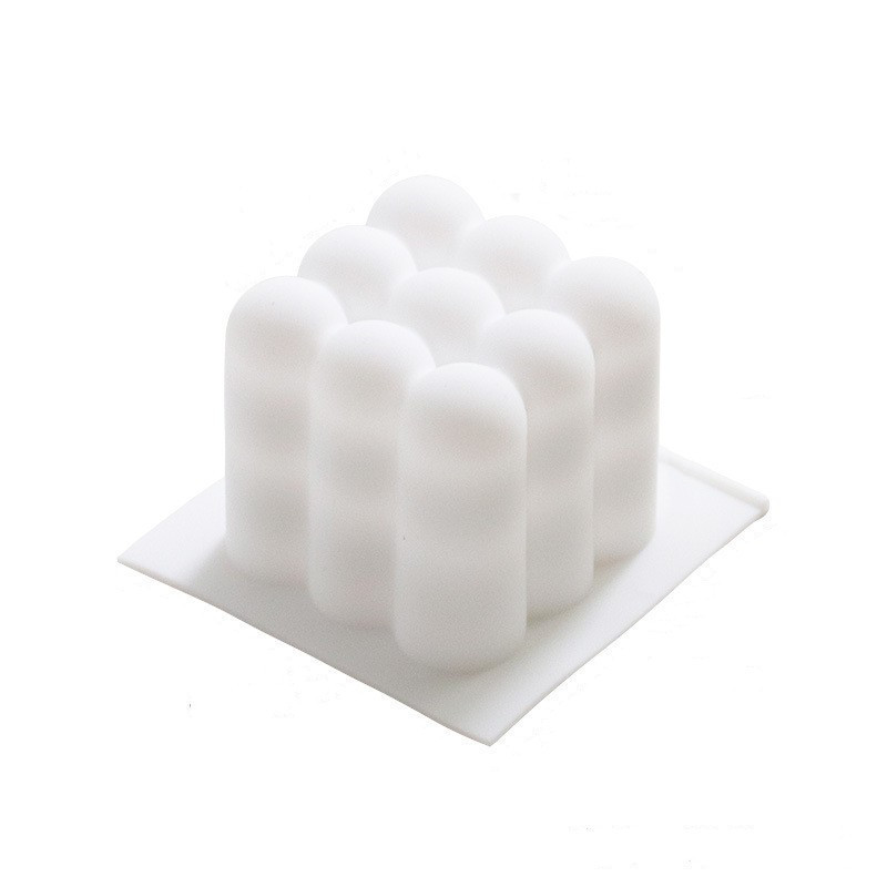 Форма для свечки силиконовая 6 на 6 см белый Киев - изображение 2