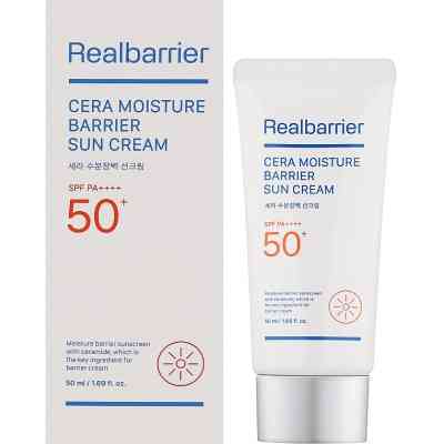 Засіб від засмаги Real Barrier Cera Moisture Barrier Sun Cream SPF50+ PA++++ 50 мл (8809911692487) Вінниця