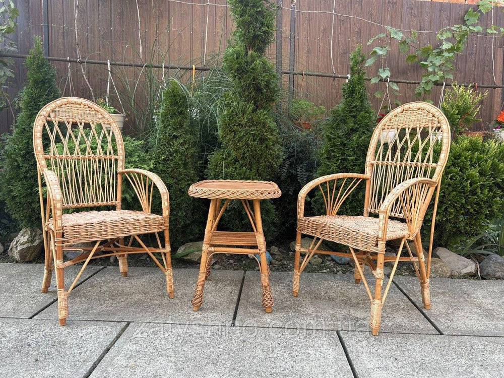 Стулья плетеные с журнальным столом Киев - изображение 2