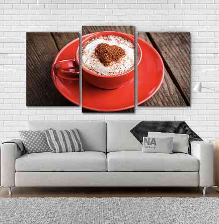 Модульна картина Капучіно Art-25_3 Київ