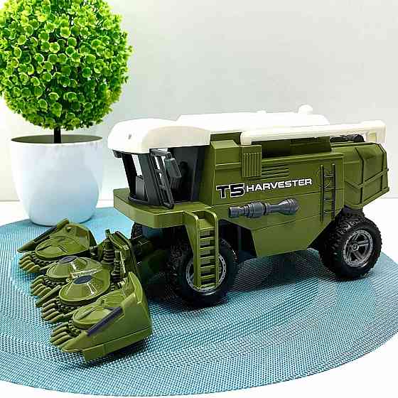 Комбайн на радіокеруванні LIMO TOY з гумовими колесами 21 см Зелений (M 4949) Чернігів