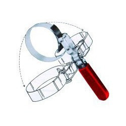 Знімач масляного фільтру "сталева стрічка" , з ручкою, що обертається (85-95мм) Forsage F-61906095 Одеса - фото 2