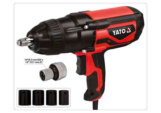 Гайковерт ударный сетевой YATO: 1/4