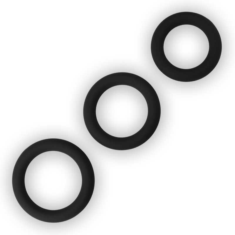 Эрекционные кольца - Power Plus Soft Silicone Snug Ring Black Sex Aura Киев - изображение 2