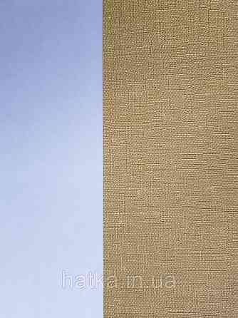 Обои виниловые  Lutece Bensimon однотонные желто оливковые структурные под ткань мелкая точка Киев