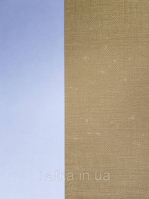 Обои виниловые  Lutece Bensimon однотонные желто оливковые структурные под ткань мелкая точка Киев - изображение 1
