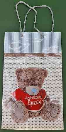 Паперовий пакет подарунковий Середній 17/26/8 (артSV-141) (12 шт.) Харків