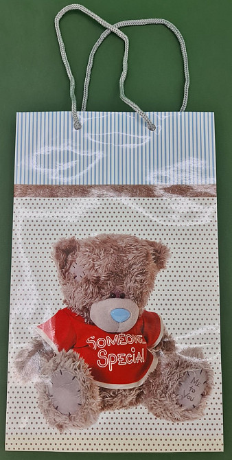 Паперовий пакет подарунковий Середній 17/26/8 (артSV-141) (12 шт.) Харків - фото 2