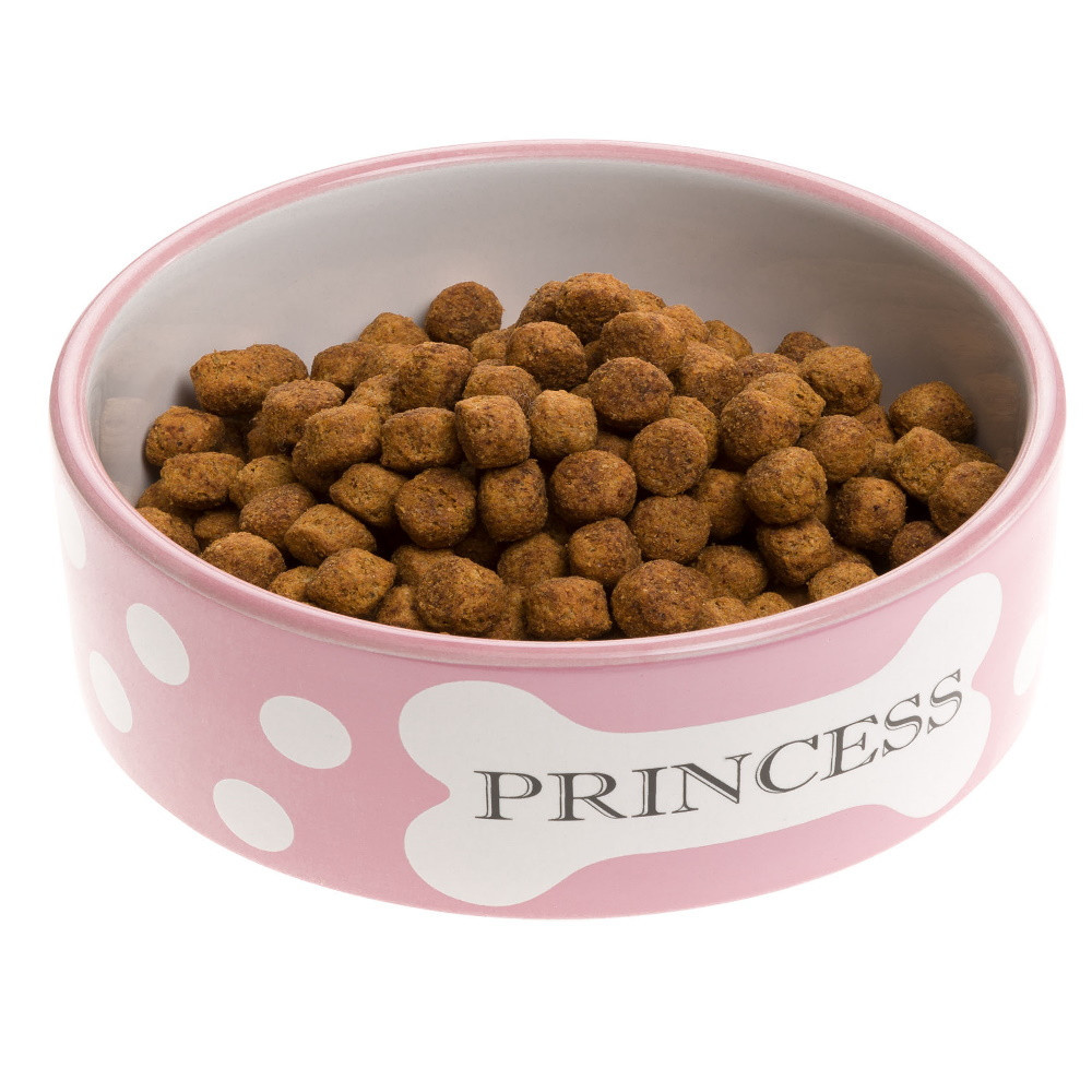Керамічна миска для собак Ferplast Bowl (Ферпласт Боул) menu 16,3 x h 6,1 cm - 0,75 L - THEA MEDIM, Рожевий Запоріжжя - фото 2