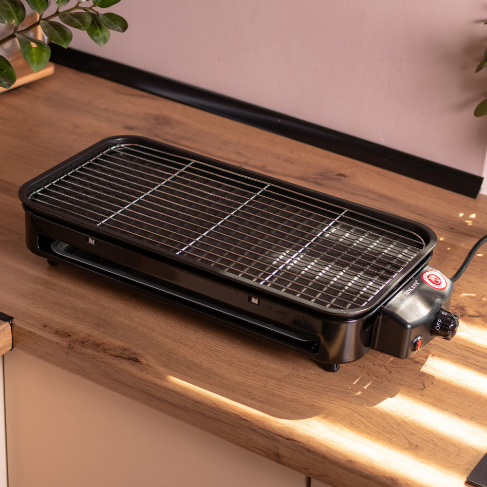 Sokany Електричний гриль настільний чорний 1500 Вт Sokany SK-6112 Киев - изображение 8