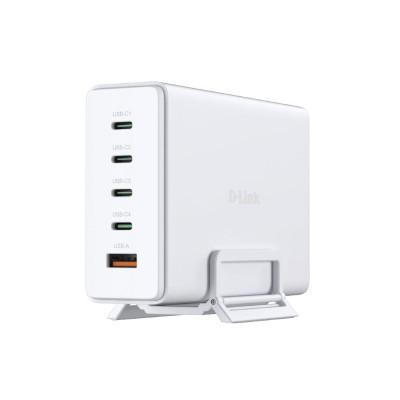 Зарядний пристрій D-Link 4xUSB-C + 1xUSB PD240W GaN white (DCF-241) Вінниця - фото 5