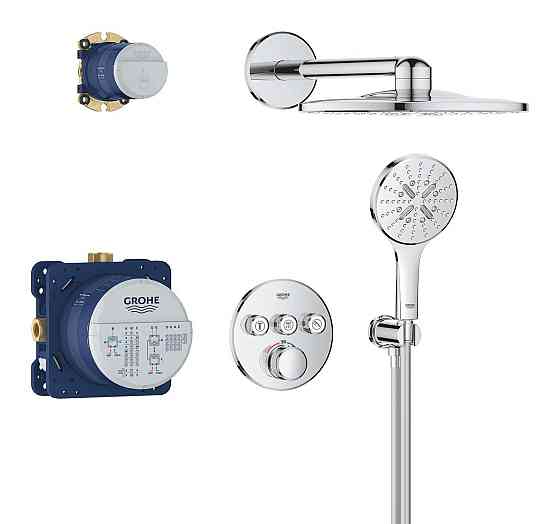 Душова система прихованого монтажу з термостатом Grohe Grohtherm SmartControl   ( 34863000 ) 20032 Харків