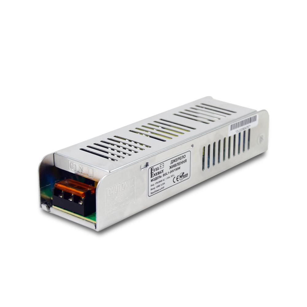 Блок живлення Full Energy BGL1-24V150W 24 В/6.25 А/150 Вт для світлодіодної стрічки Київ - фото 1