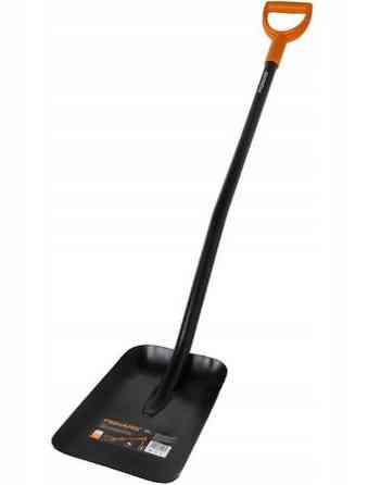 Садова Лопата совкова (шуфля) 127 см Fiskars "Solid" (132403/1003457) Ресорна сталь Нововолинськ