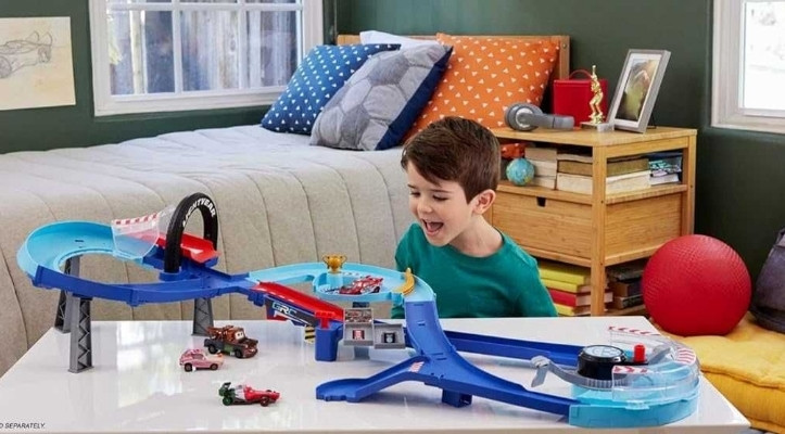 Трек Тачки Траса для стрибків Блискавка МакКвін Оригінал Disney Cars. Харків - фото 3