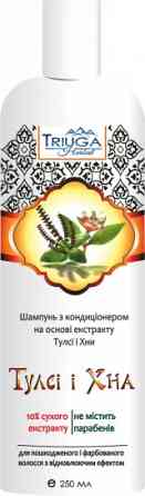Шампунь аюрведический Тулси и хна восстанавливающий 200мл Киев