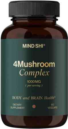 Комплекс грибов для иммунитета Mind Shi 4Mushroom Complex 1000 mg 60 капс Киев