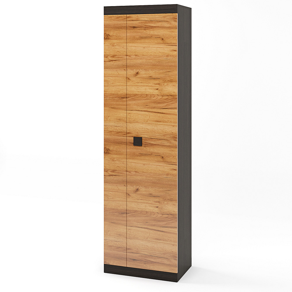 Шкаф распашной Эверест Соната-600 венге темный + дуб крафт золотой (DTM-2308) Львов - изображение 1