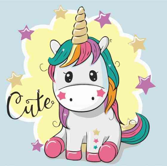 Картина за номерами ArtCraft Веселкова єдиноріжка 30х30 см (15500-AC) Харьков