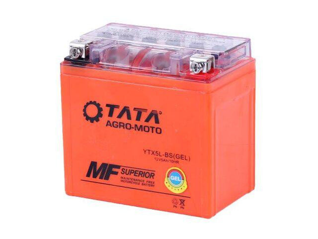 Аккумулятор YTX5L-BS OUTDO гелевый 5АH 114*70*106mm оранжевый Мукачево - изображение 1