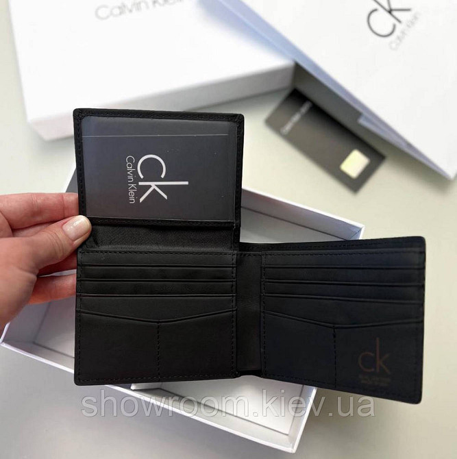 Чоловіче брендове портмоне Carbon чорний Київ - фото 5