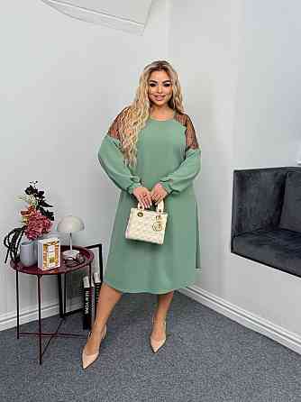 Женское платье со вставками из сеточки Одесса