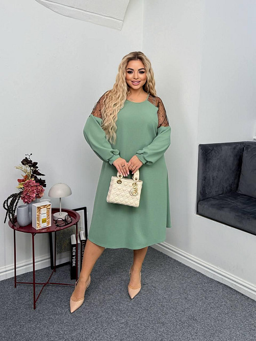 Женское платье со вставками из сеточки Одесса - изображение 5