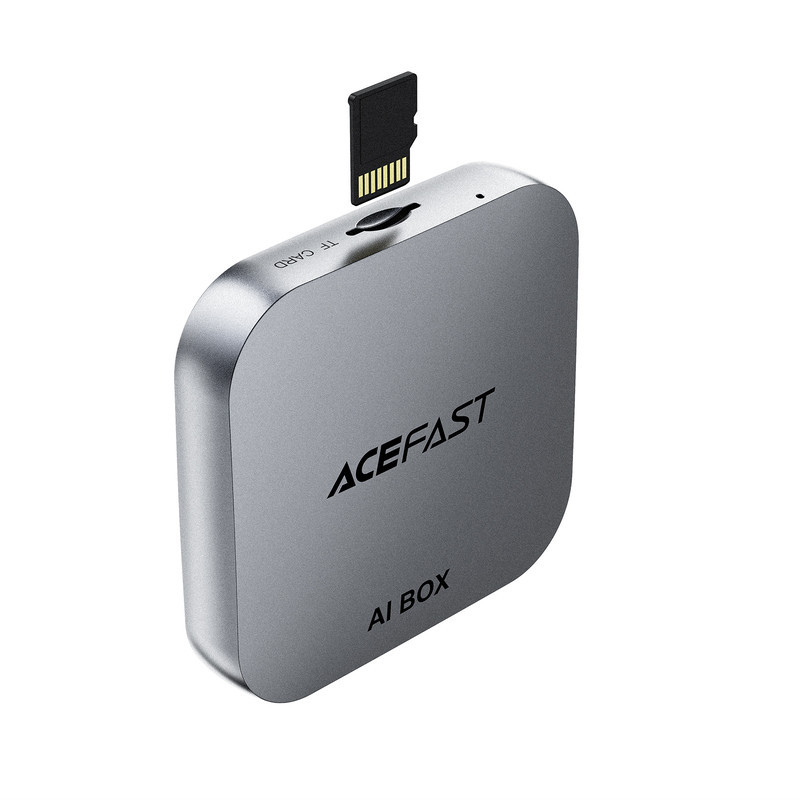Адаптер ACEFAST QC2 AI Box CarPlay wireless adapter for car Metal Gray Одеса - фото 3