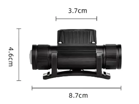 Налобний ліхтар Bailong SY-5842 з акумулятором 1x18650 та зарядкою Type-C, 3 режими Київ