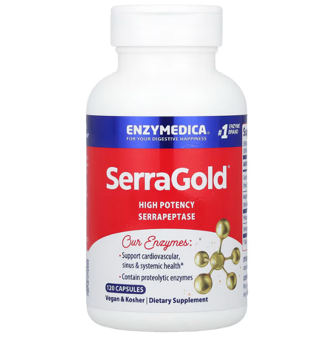 Серрапептаза Enzymedica SerraGold 120 капс Киев - изображение 1