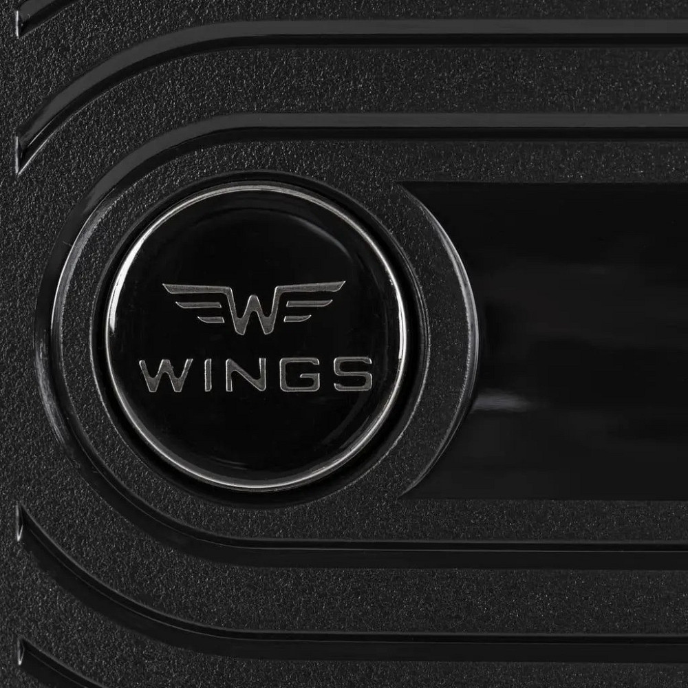 Валіза поліпропіленова WINGS 181-04 середня 68 см чорна Київ - фото 5