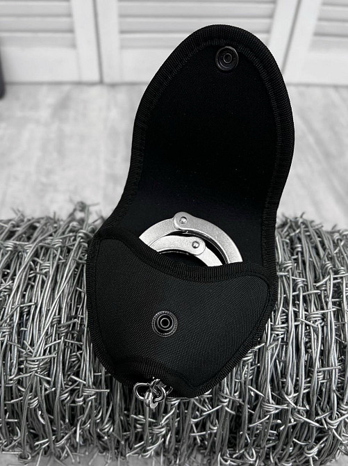 Подсумок для наручников чехол на пояс на  кнопке Одесса - изображение 2