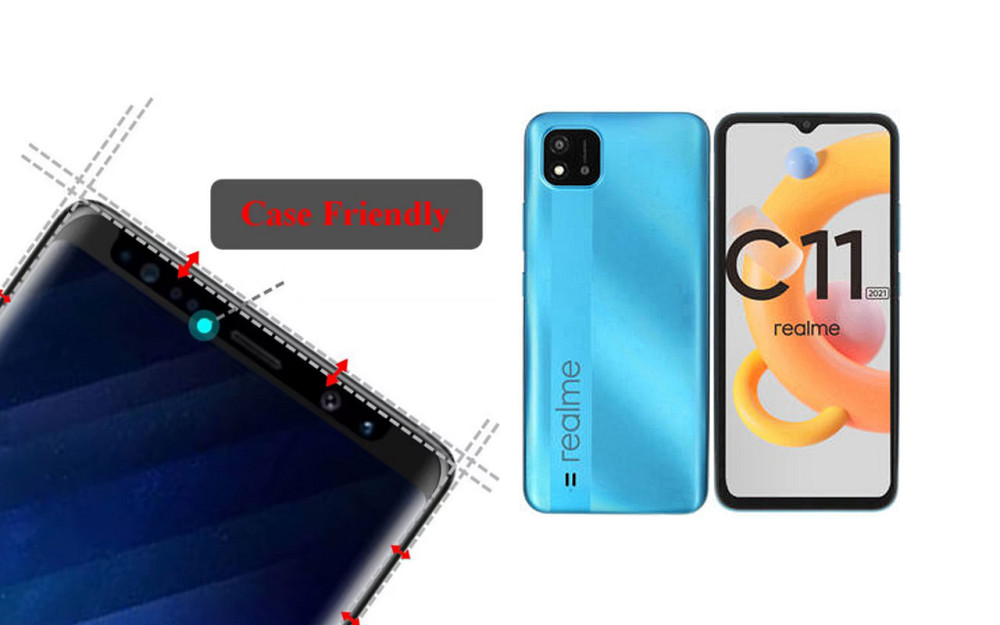 Захисне скло HyperGlass Pro для realme C11 2021 – максимальна чутливість та захист Київ - фото 4