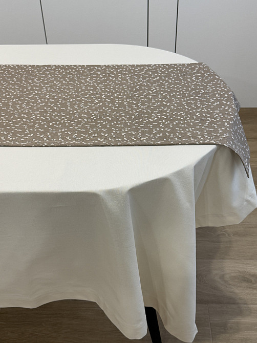 Ecotton Ранер доріжка Ecotton DUCK 45x170 см для обіднього столу водовідштовхувальна кремовий ( Коломия - фото 2