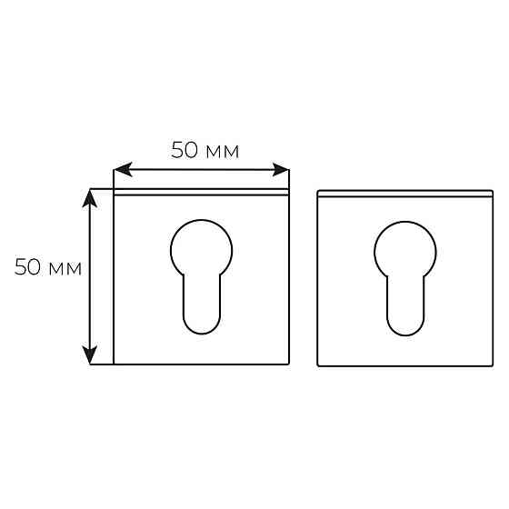 Накладка кл Fimet 201 мат чорний Київ