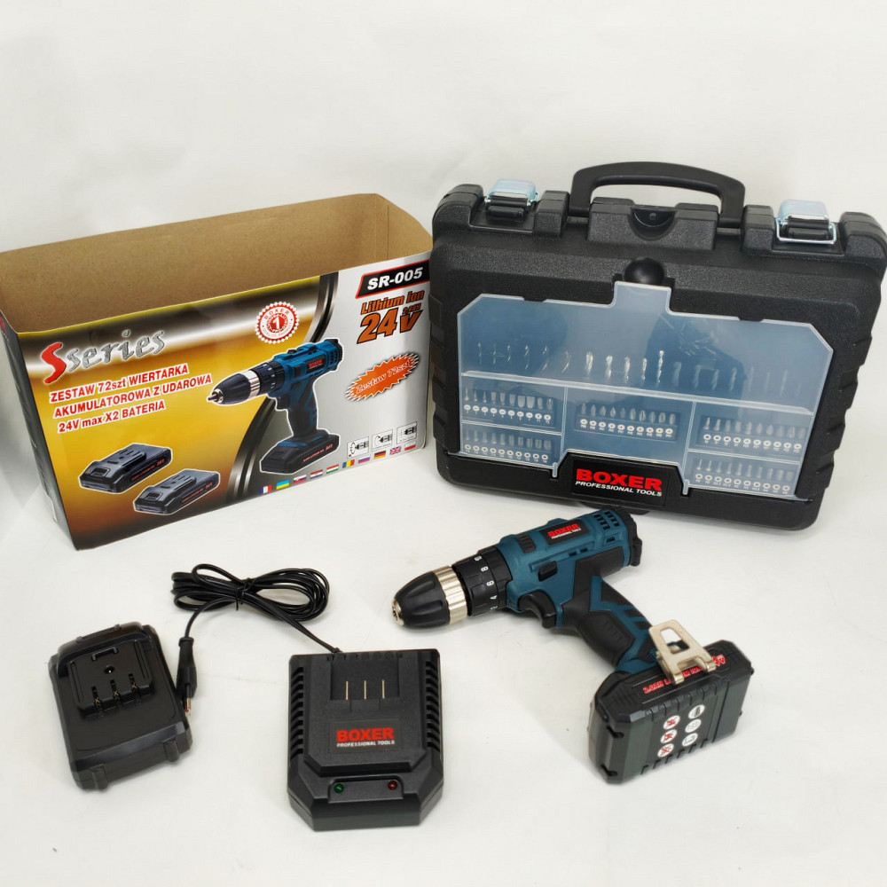 Портативний акумуляторний шуруповерт Boxer SR-005 24В WD-26 Львів - фото 18