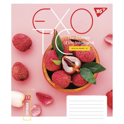 Зошит Yes А5 Exotic 96 аркушів, лінія (766128) Вінниця - фото 2