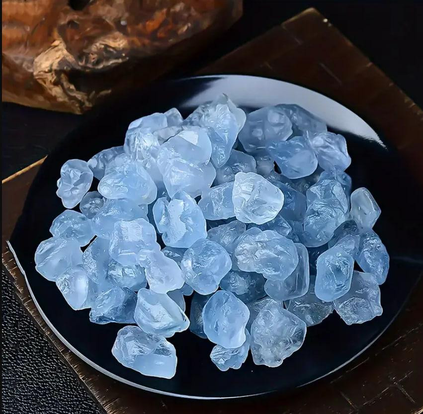 Натуральный кристалл аквамарина, размер 2.5 см. Необработанные кристаллы аквамарина, 1 шт. Киев - изображение 1