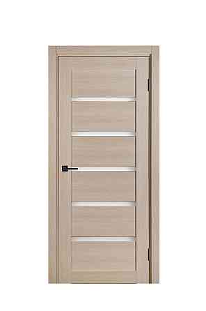 Двери Sun Doors Линнея New Дуб молочный + Cтекло сатин 90*200 см Двери межкомнатные со стеклом Киев