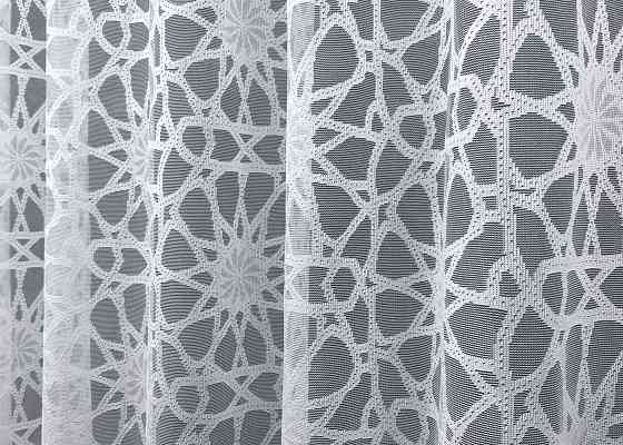 Тюль жаккард, цвет белый 1605т Киев