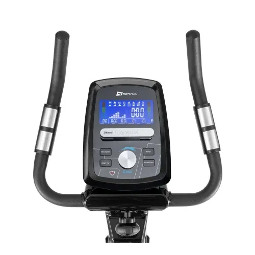 Велотренажер електромагнітний + мат Hop-Sport 090H чорно-білий Київ - фото 7