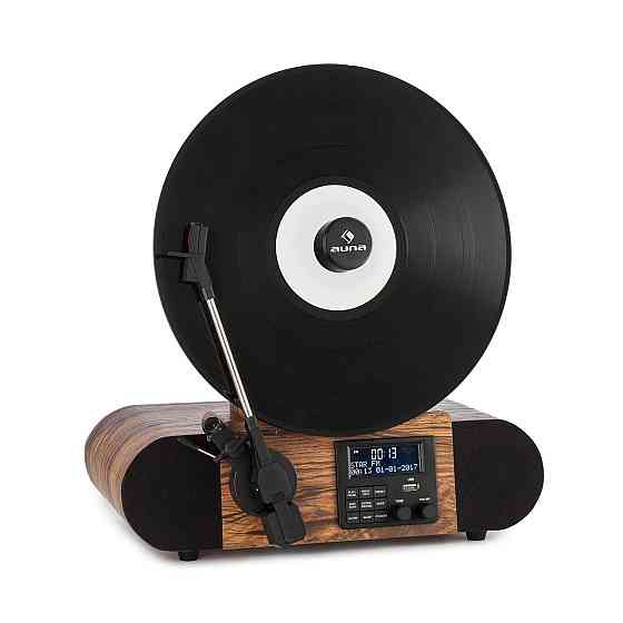 Вініловий програвач Auna Verticalo SE DAB Bluetooth USB з Німеччини Дніпро