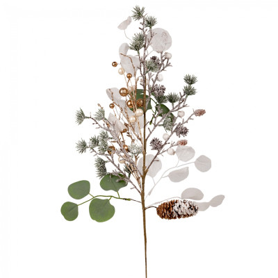 Декоративная ветвь YES! Fun с шишкой, 76 см (974765) Винница - изображение 1