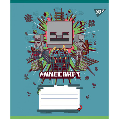 Тетрадь Yes Minecraft Heroes А5 24 листа линия (767582) Винница - изображение 4