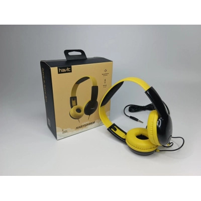 Наушники Havit HV-H211d Yellow/Black (HV-H211d) Винница - изображение 2