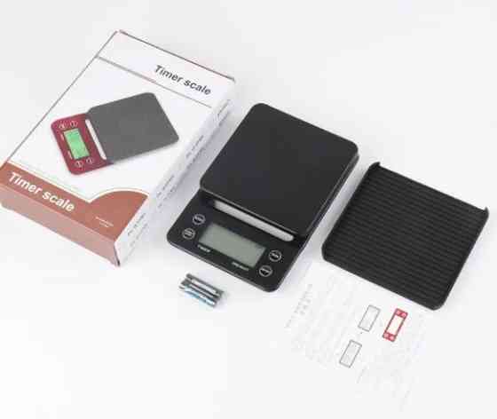 Кухонные электронные весы с таймером K07 Винница