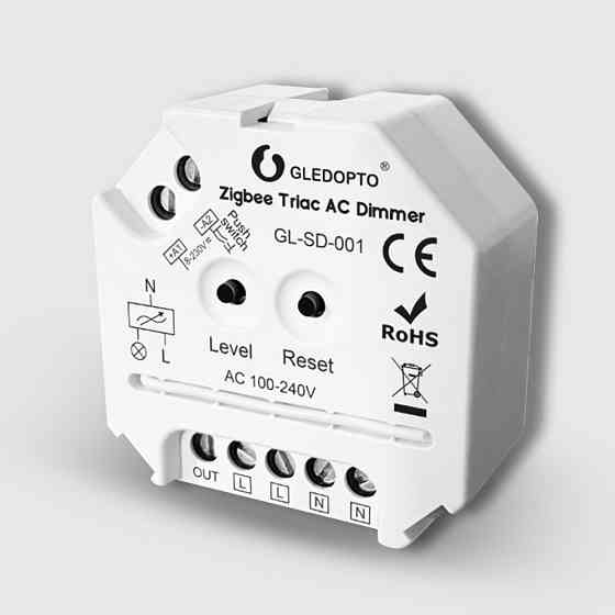 Розумний регулятор яскравості Gledopto GL-SD-001 | ZigBee Луцьк