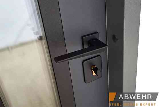 Двери уличные, модель 367 UFO RAL 7016 ТЕРМОРАЗРЫВ Киев