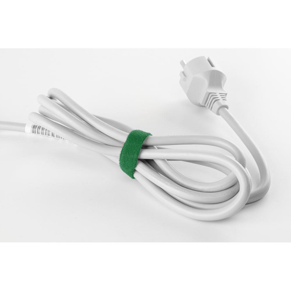 Багатофункціональна стрічка, Т рулон на липучці, 12 мм х 2 м, зелена, HLT1202/GR Київ - фото 3